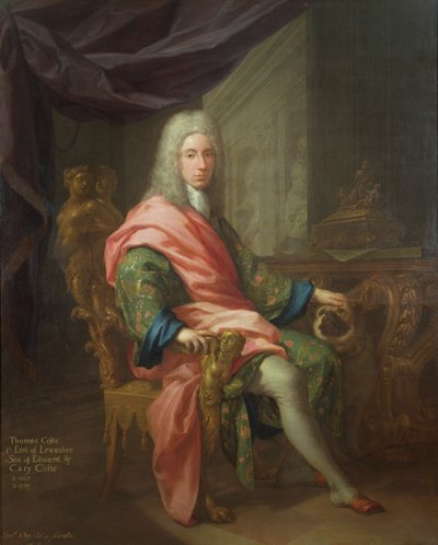 Thomas Coke (geb. 1698), 1. Earl of Leicester (der ersten Schöpfung) von Francesco Trevisani